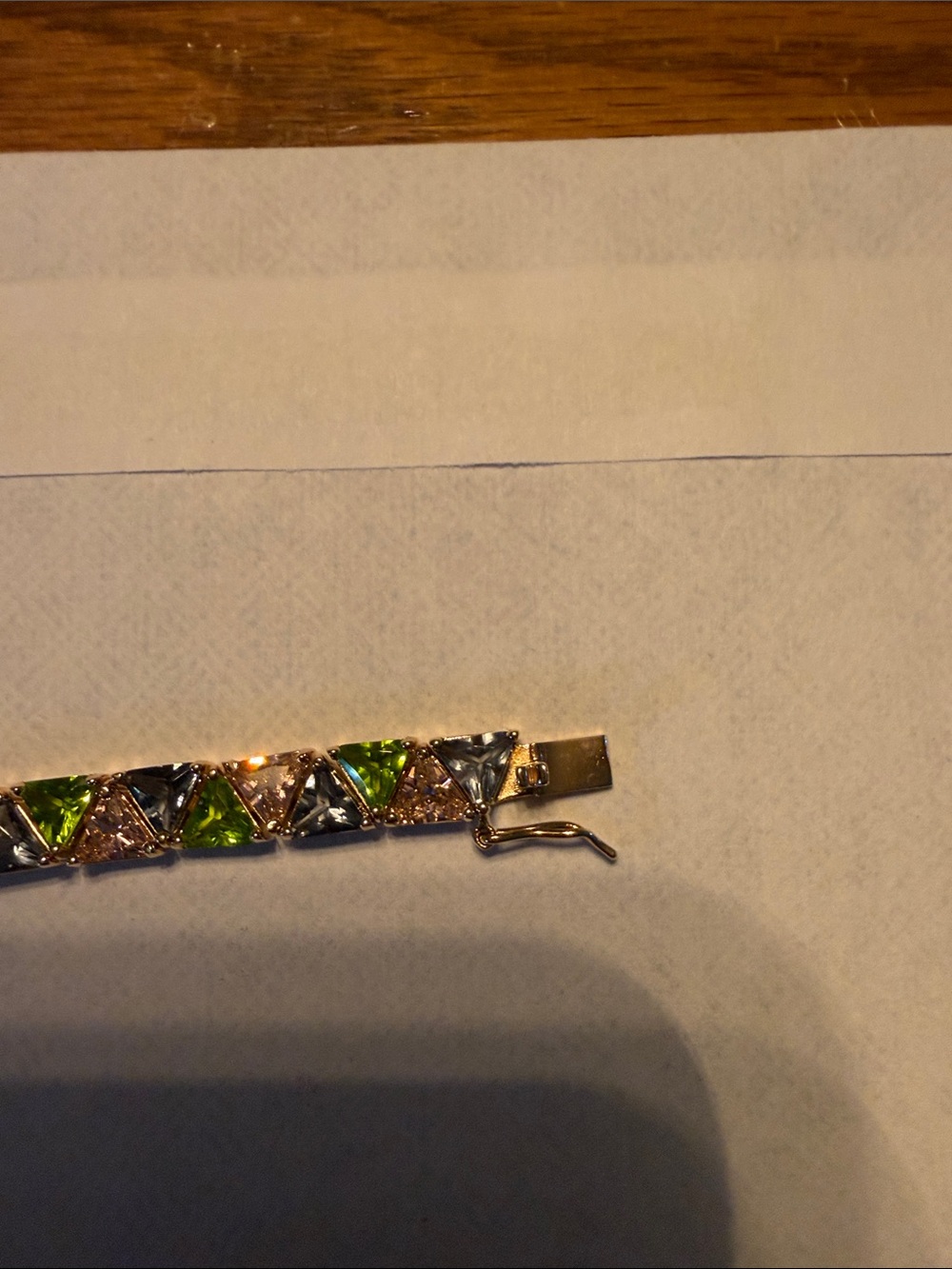 Gold over sterling bracelet - Picture 2 of 3
